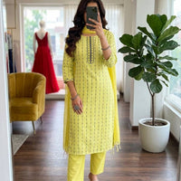 Punjabi "Divita" - Jaune paille