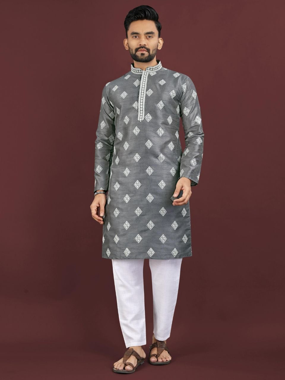Kurta "Déva" - Gris