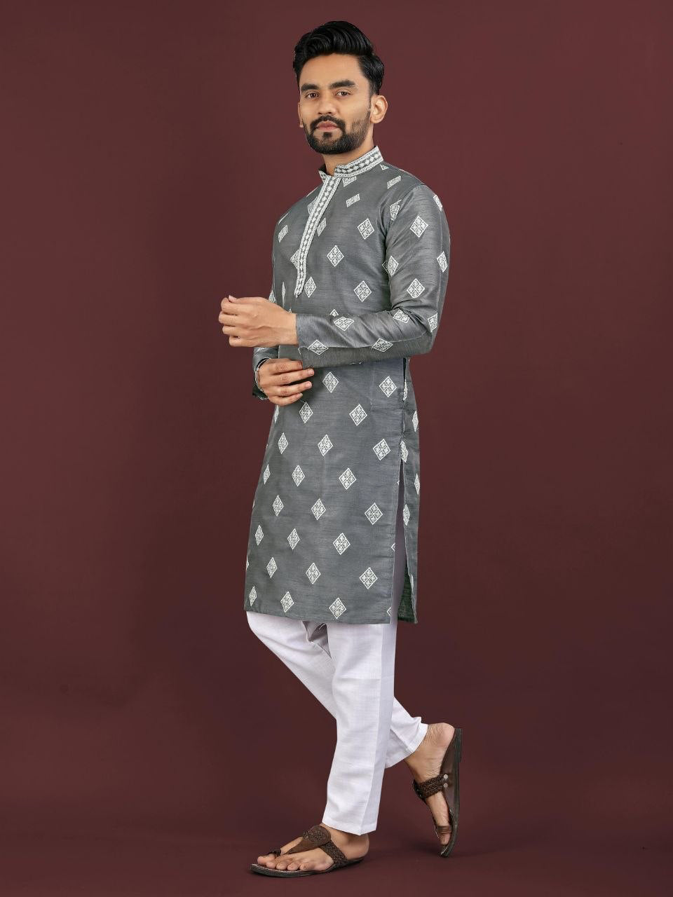 Kurta "Déva" - Gris