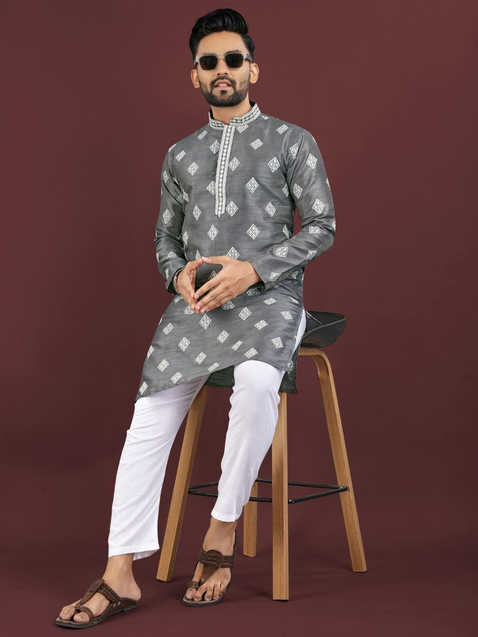 Kurta "Déva" - Gris