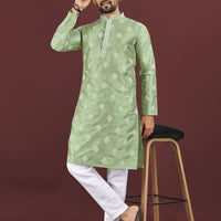 Kurta "Déva" - Vert sauge