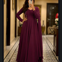 Anarkali Collection "Kama" - Prune