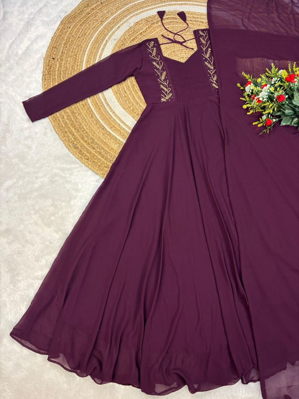 Anarkali Collection "Kama" - Prune