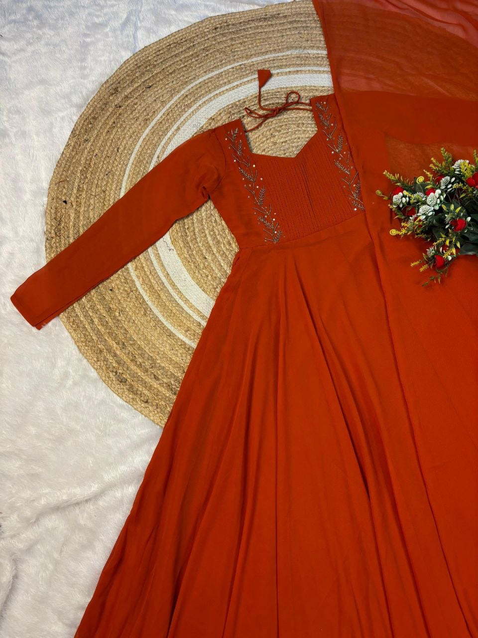 Anarkali Collection "Kama" - Terracota