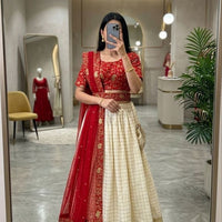 Lehenga collection "Kanakvalli" - Rouge