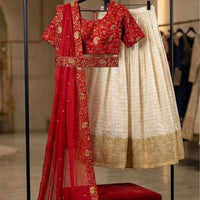 Lehenga collection "Kanakvalli" - Rouge