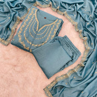 Anarkali Collection "Disha" - Bleu
