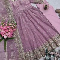 Anarkali/Robe Collection "Indra" - Lilas