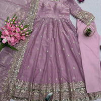 Anarkali/Robe Collection "Indra" - Lilas