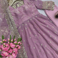 Anarkali/Robe Collection "Indra" - Lilas