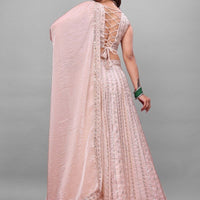 Lehenga collection "Sourhya" - Rose poudrée
