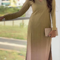 Tunique "Silqura - Vert olive