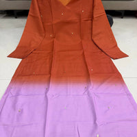 Tunique "Silqura - Orange rouille