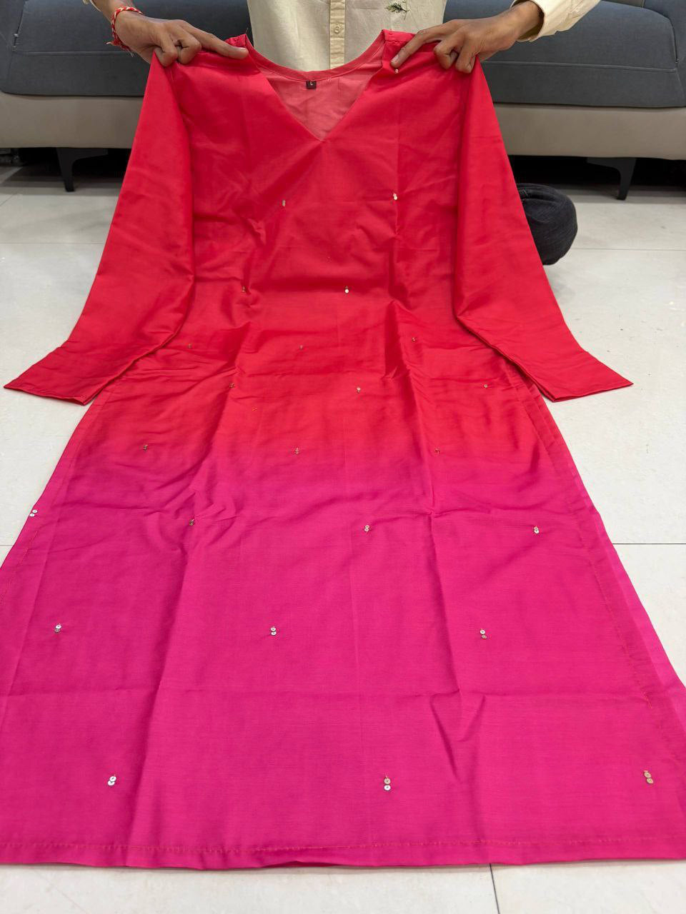 Tunique "Silqura - Rouge cerise