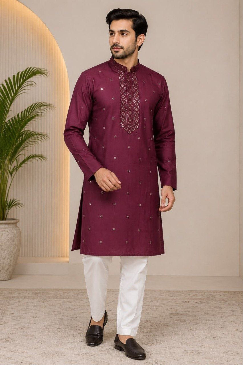 Kurta "Imendra" - Bordeaux