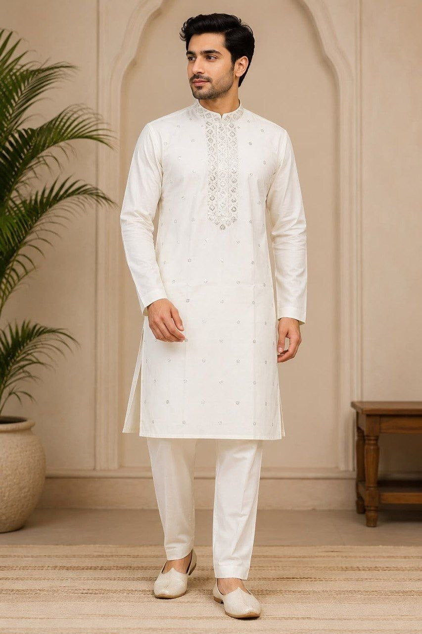 Kurta "Imendra" - Blanc
