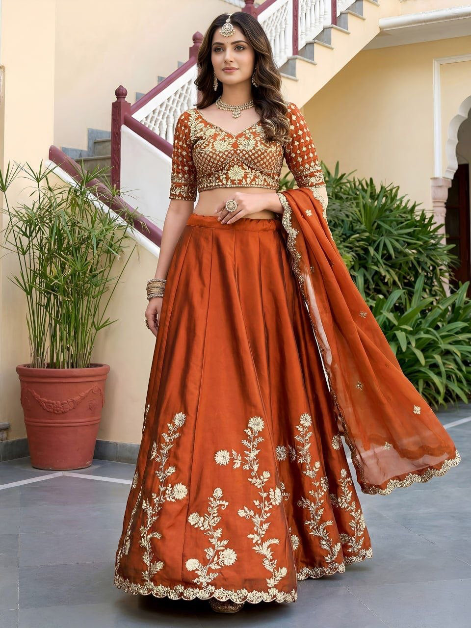 Lehenga collection "Dipriya" - Orange
