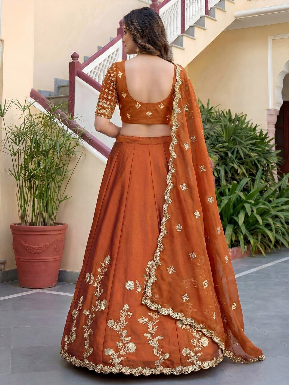 Lehenga collection "Dipriya" - Orange