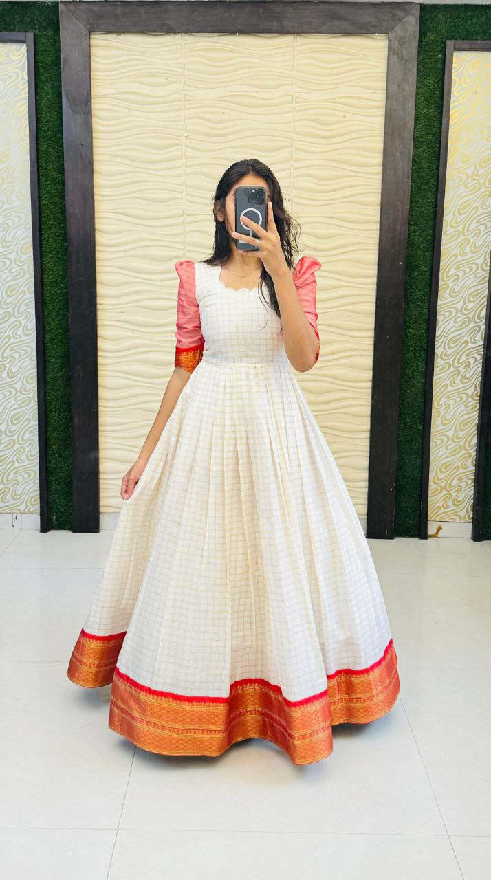 Anarkali Collection "Shana" - Rouge