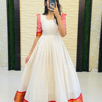Anarkali Collection "Shana" - Rouge