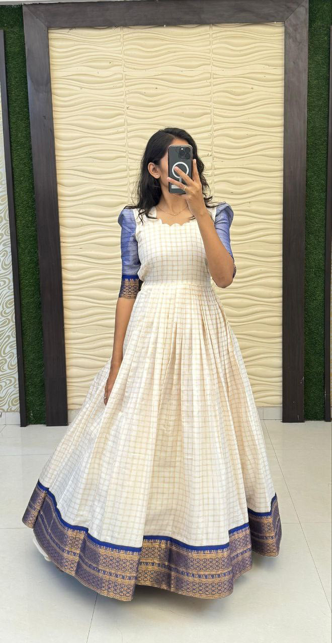 Anarkali Collection "Shana" - Bleu