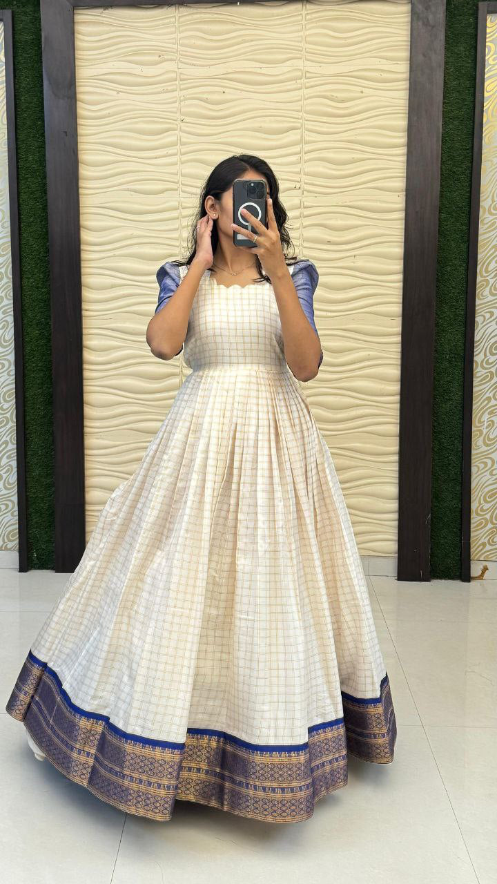 Anarkali Collection "Shana" - Bleu