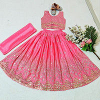 Lehenga Fille collection "Maya" - Rose