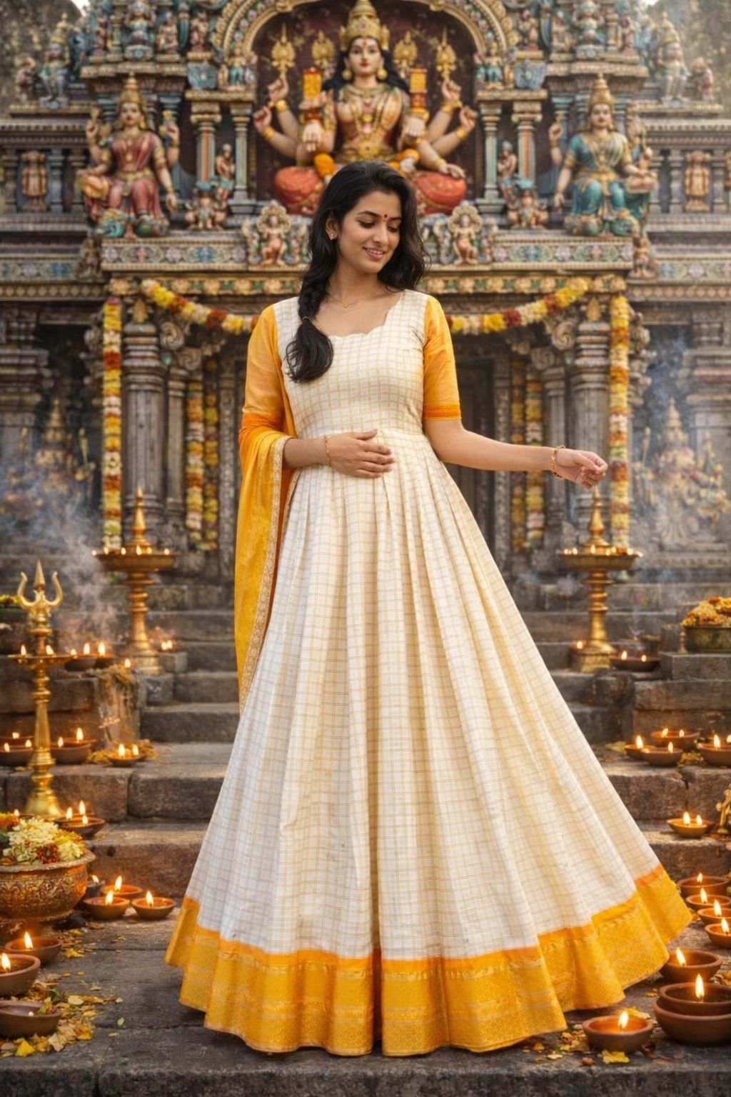 Anarkali Collection "Shana" - Jaune