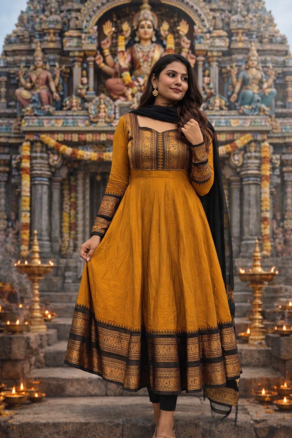 Robe Collection "Parvati" - Jaune