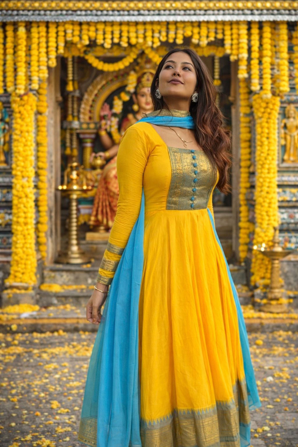 Anarkali Collection "Anika" - Jaune