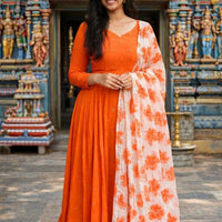 Anarkali Collection "Santiaguy" - Orange