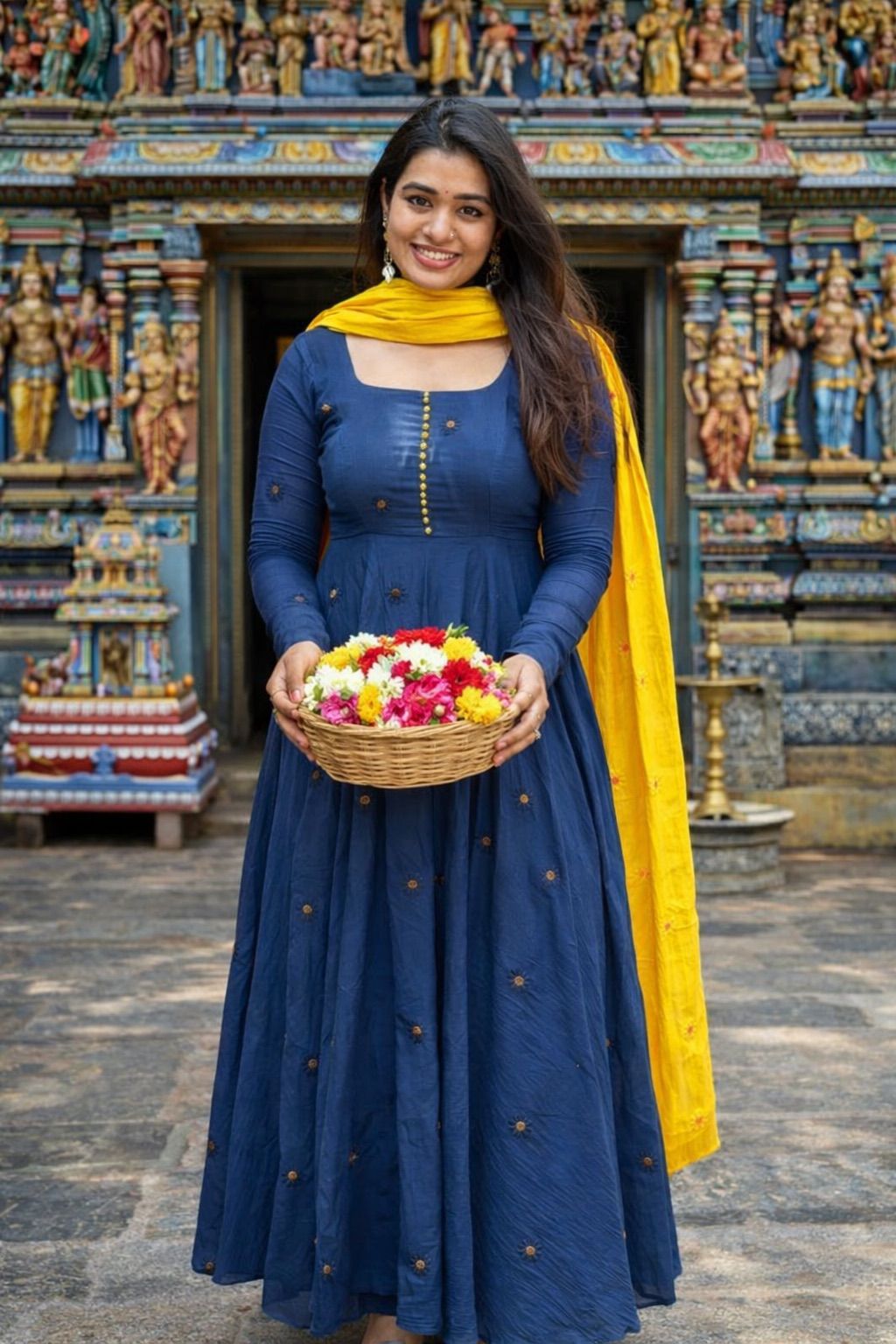 Anarkali Collection "Taleeta" - Bleu