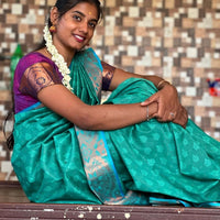 Sari Dharini - Bleu vert