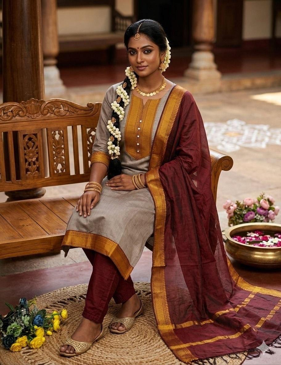 Punjabi "Dévy" - Gris