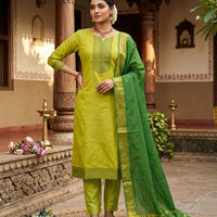Punjabi "Dévy" - Vert anis