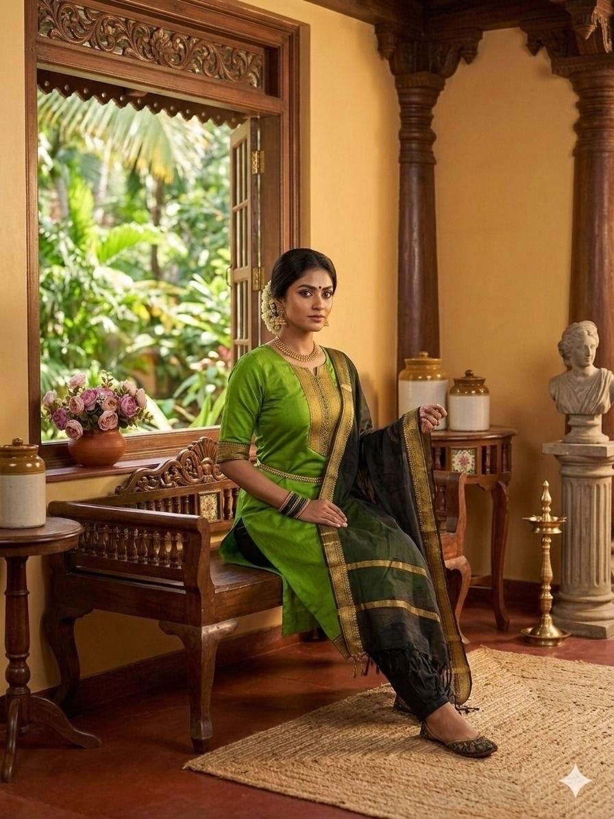 Punjabi "Dévy" - Vert