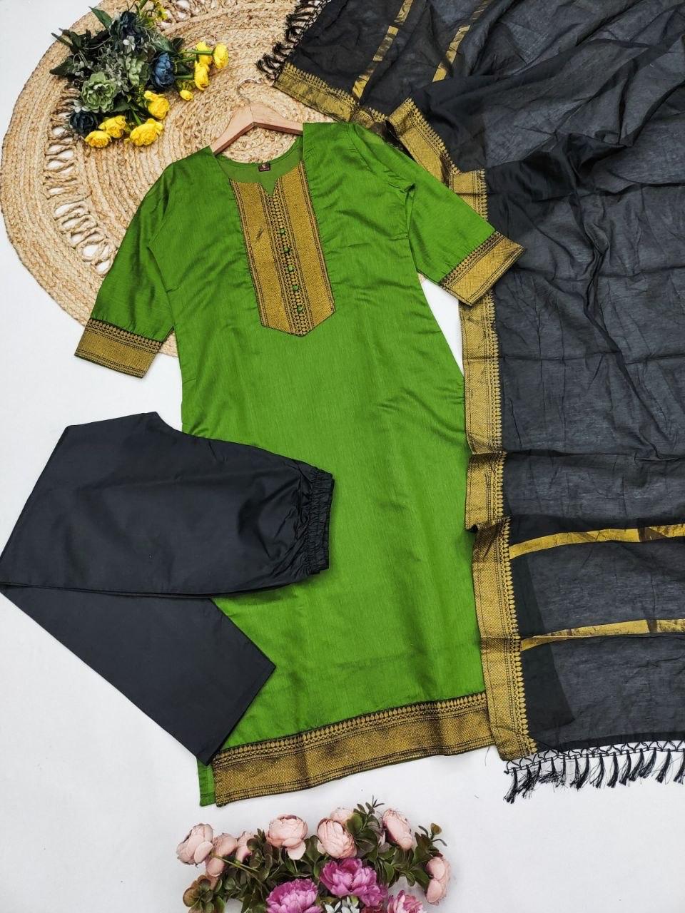 Punjabi "Dévy" - Vert