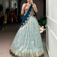 Lehenga collection "Vedaa" - Vert d'eau