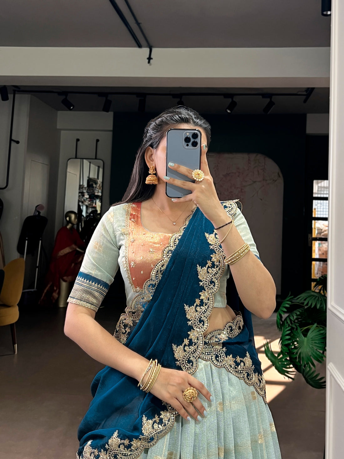 Lehenga collection "Vedaa" - Vert d&
