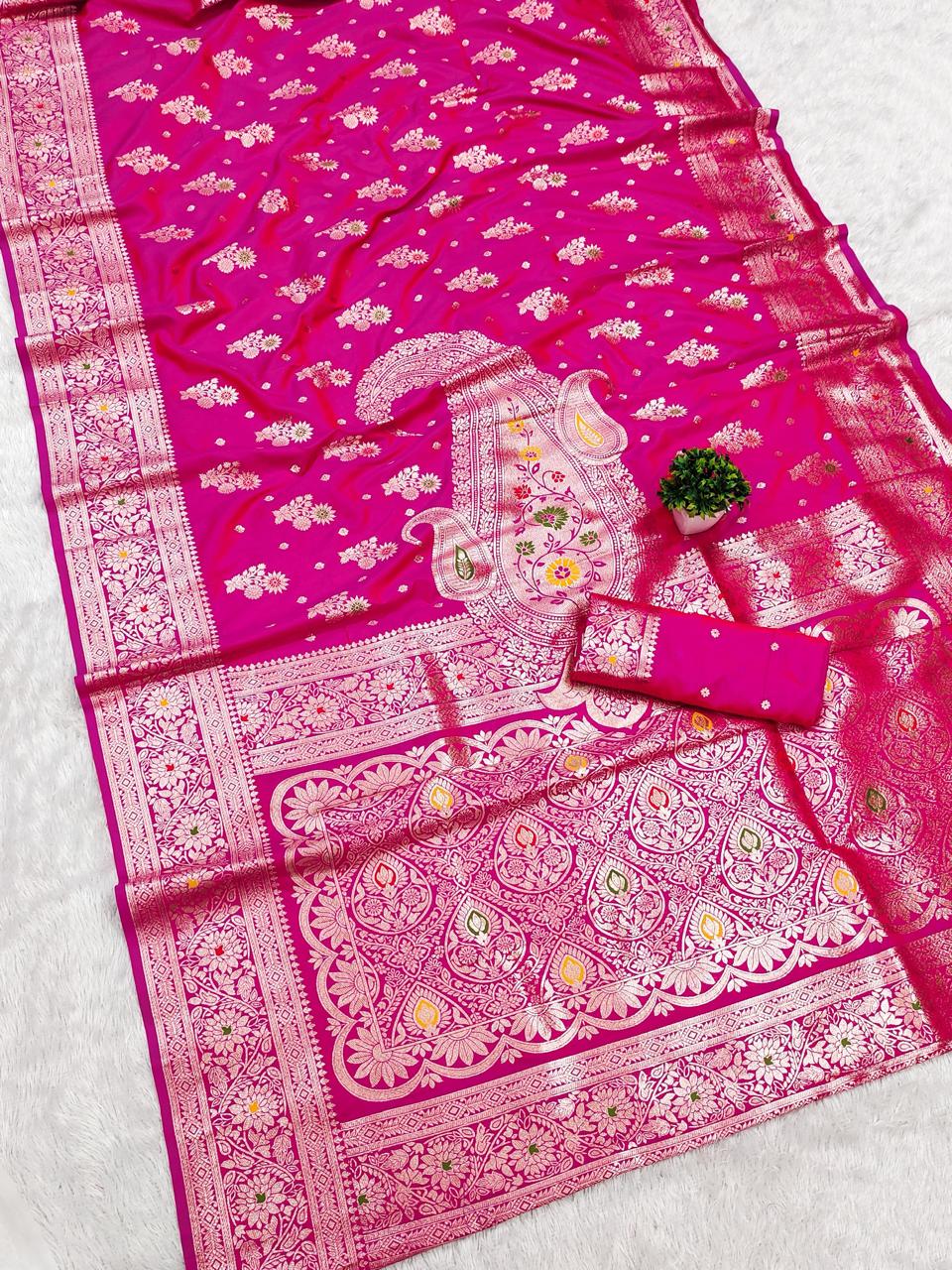 Sari "Mahika" - Rose