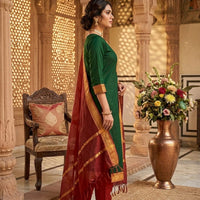 Punjabi "Dévy" - Vert emeraude