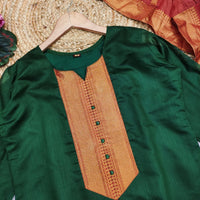 Punjabi "Dévy" - Vert emeraude