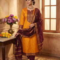 Punjabi "Dévy" - Orange safran