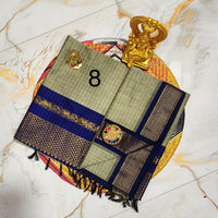 OFFRE SPÉCIALE - Sari Collection "Kalyani 2" à carreaux. Plusieurs coloris disponibles!