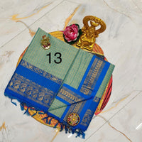 OFFRE SPÉCIALE - Sari Collection "Kalyani 2" à carreaux. Plusieurs coloris disponibles!
