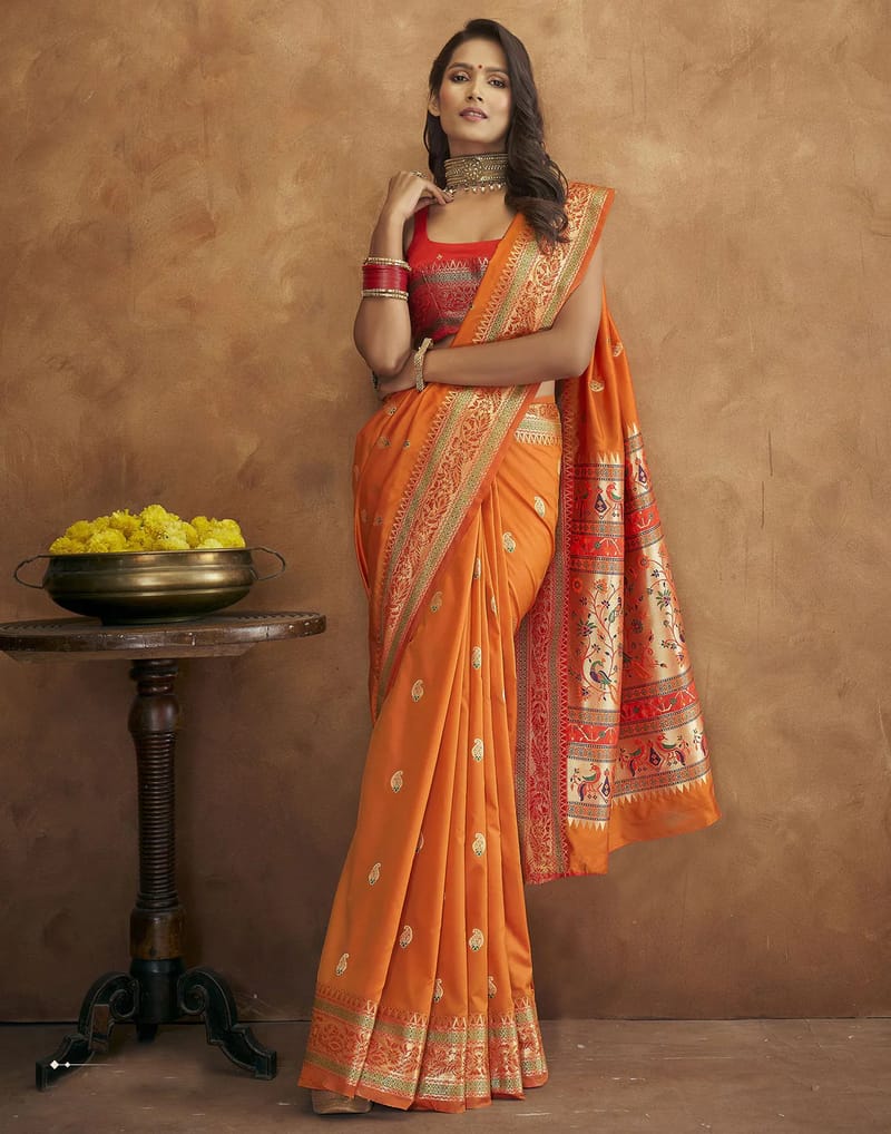 Sari "Matipa" - Orange