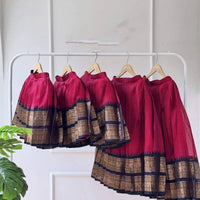 Lehenga Fille collection "Vineshka" Rouge