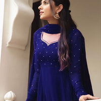 Anarkali Collection "Riya" - Bleu