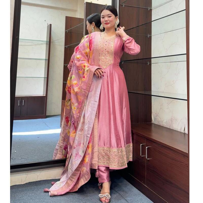 Anarkali Collection "Pallavi" Rose