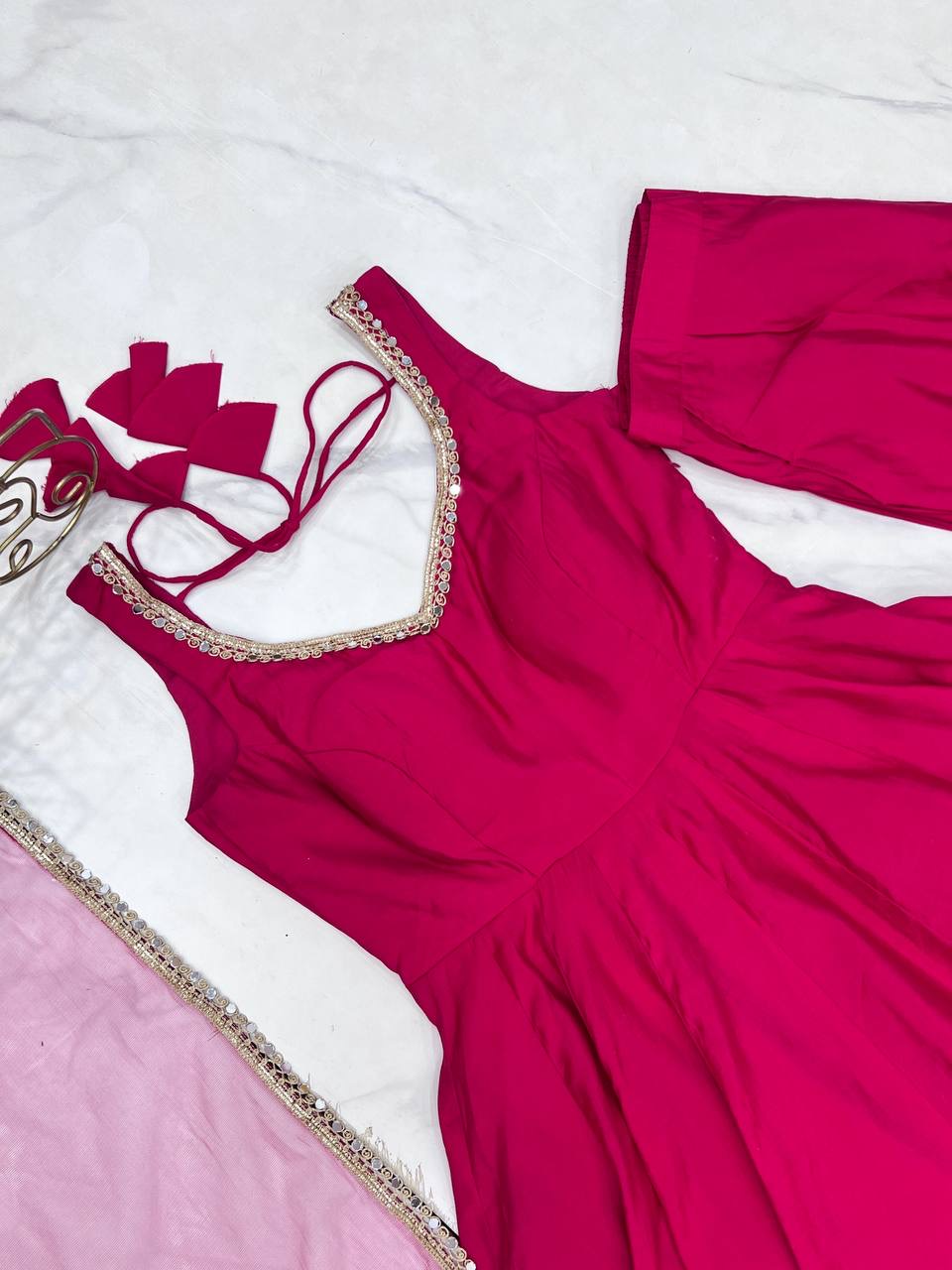 Anarkali Collection "SaÏda" - Rose